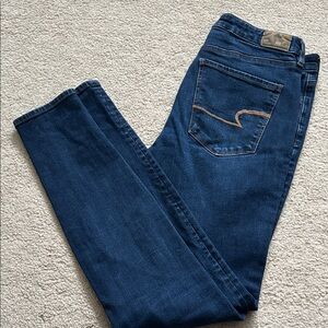 American Eagle Outfitters Dark Blue Skinny Jeans